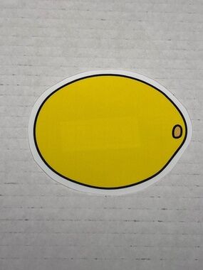 Lemon Vinyl Cut Sticker